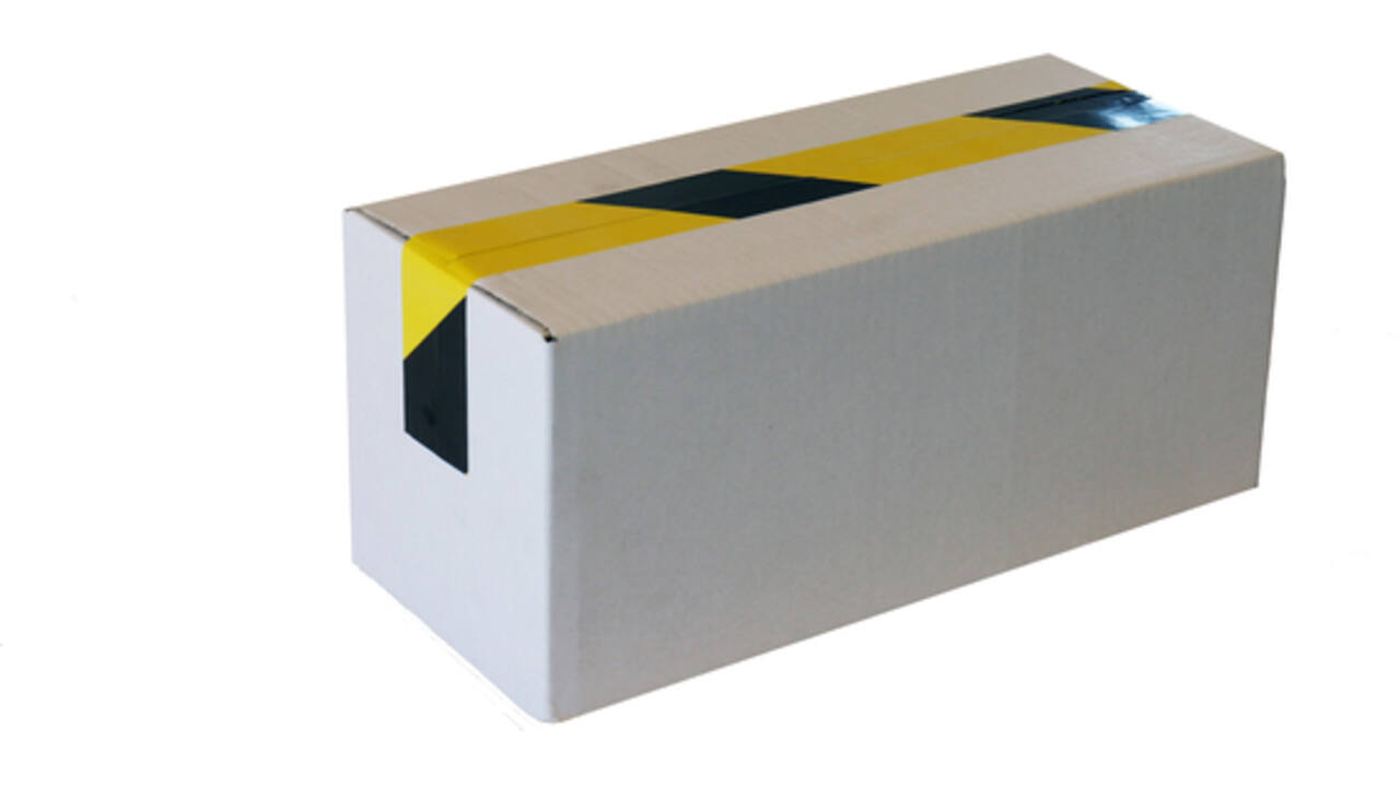 Waarschuwingstape IEZZY 50mmx66m zwart/geel