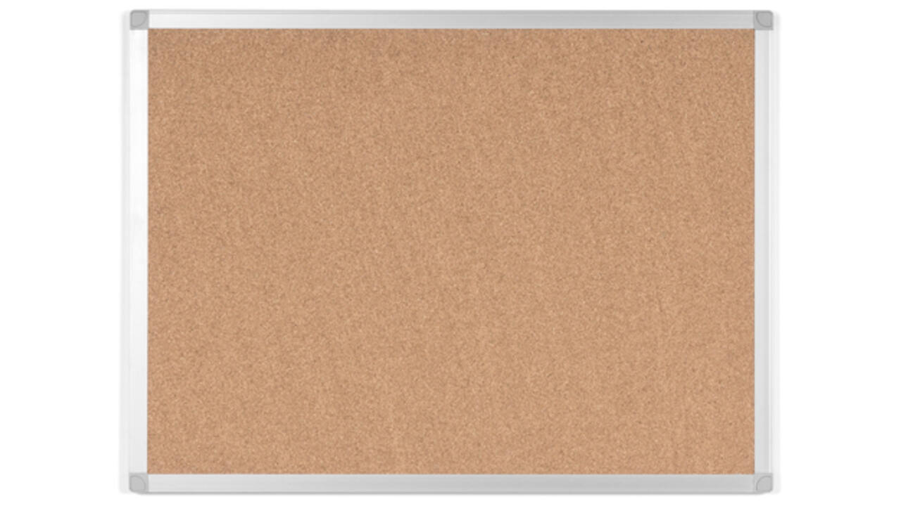 Prikbord Quantore 60x45cm kurk