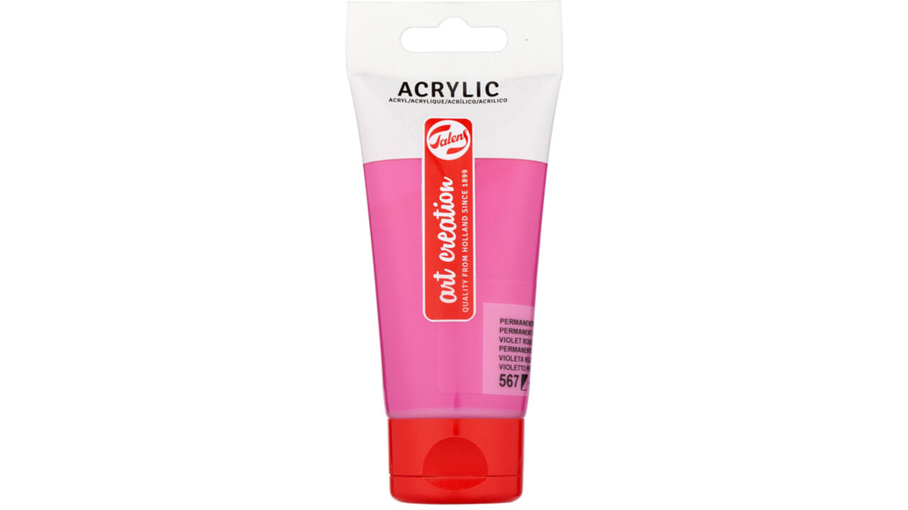 Acrylverf Talens Art Creation 567 permanentroodviolet tube à 75ml