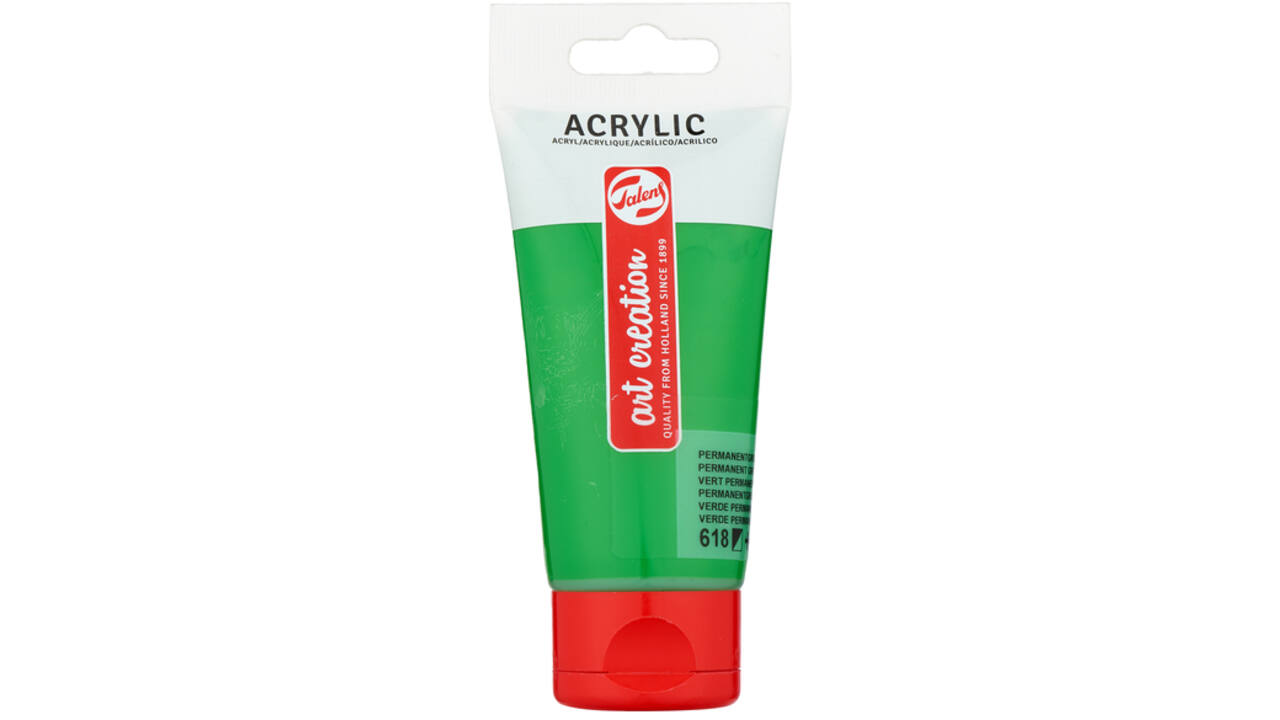 Acrylverf Talens Art Creation 618 permanentgroen licht tube à 75ml