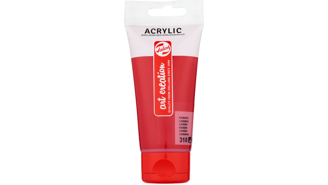 Acrylverf Talens Art Creation 318 karmijn tube à 75ml