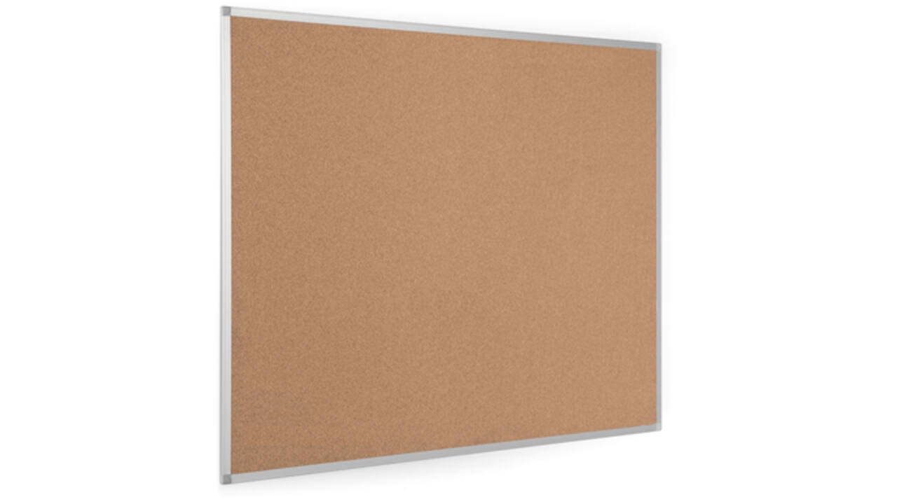 Prikbord Quantore 120x90cm kurk