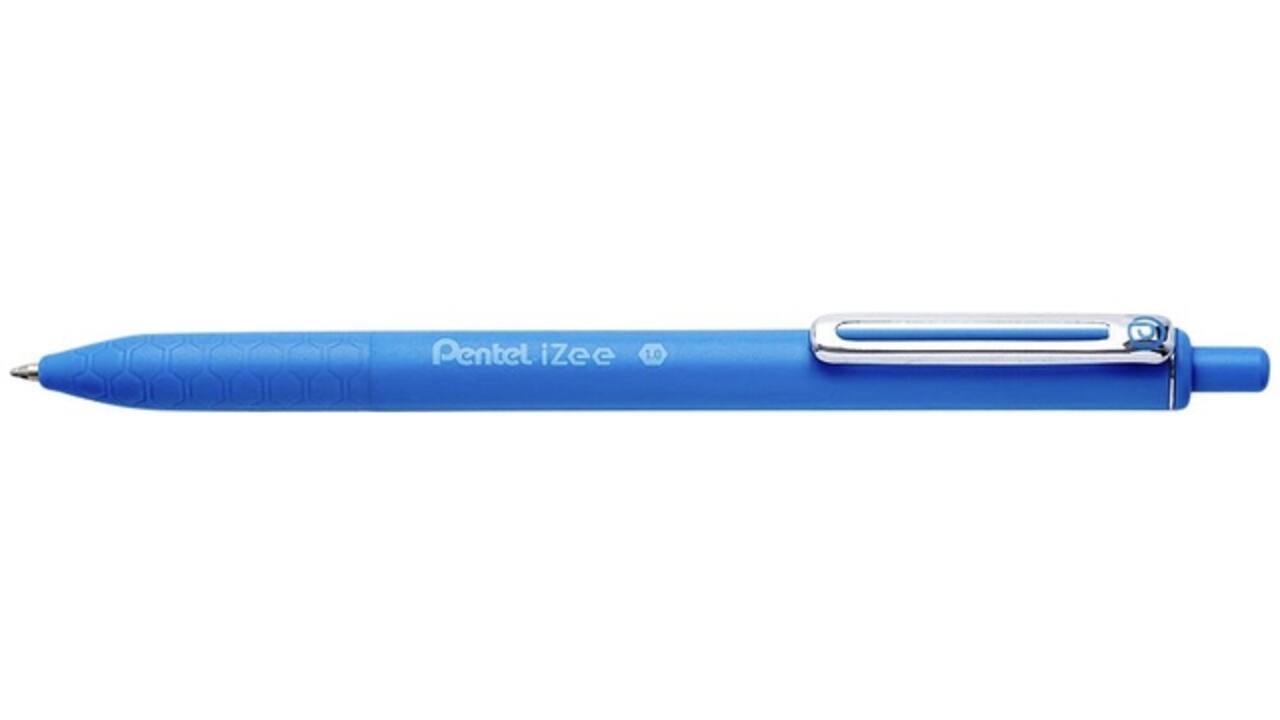 Balpen Pentel BX470 iZee medium lichtblauw