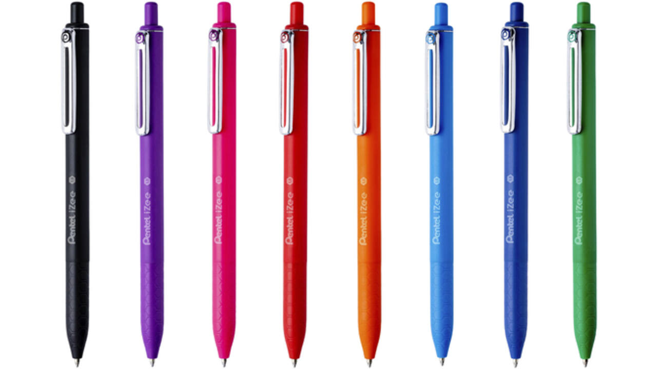 Balpen Pentel BX470 iZee medium blauw