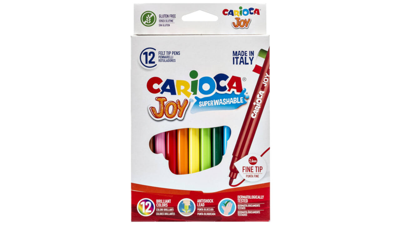 Viltstift Carioca Joy assorti set à 12 stuks