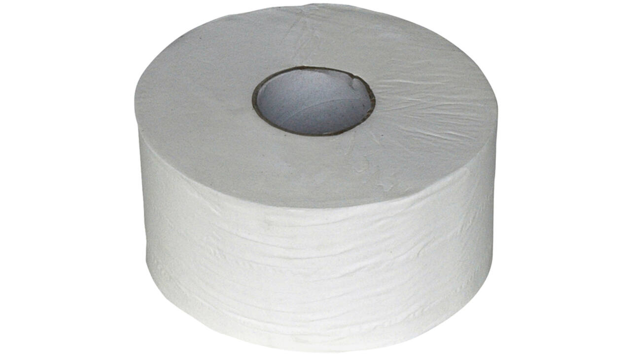 Toiletpapier Euro Products Q5 mini jumbo 2l 180m wit 240018