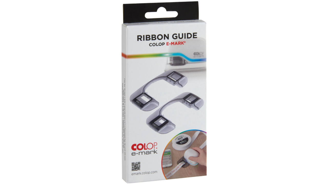 Tekststempel Colop E-Mark lint geleider 15/25mm set