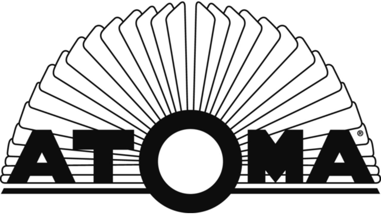 Adresboek Atoma A5 lijn 54vel 90gr PP assorti
