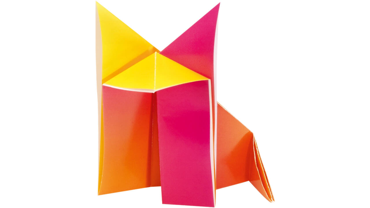 Vouwblaadjes Folia 100gr 15x15cm 100 vel regenboog