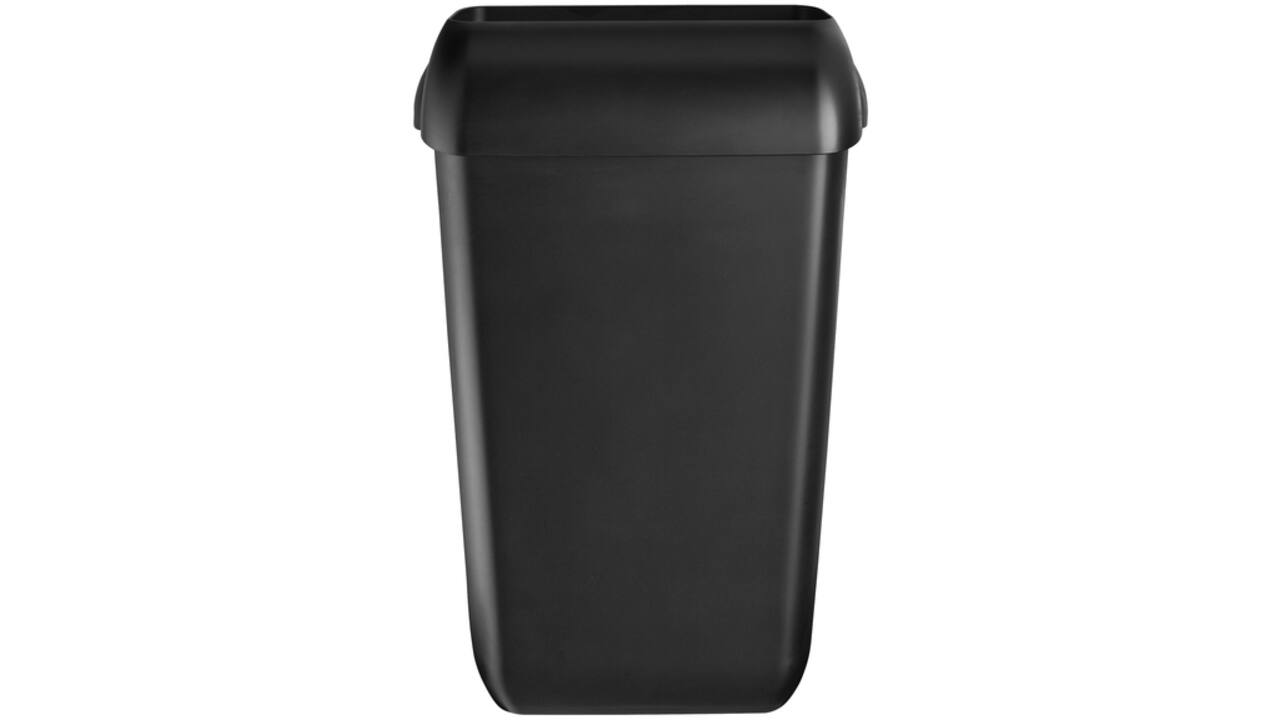 Afvalbak QuartzLine Q26 open inworp 23 liter zwart 441452D