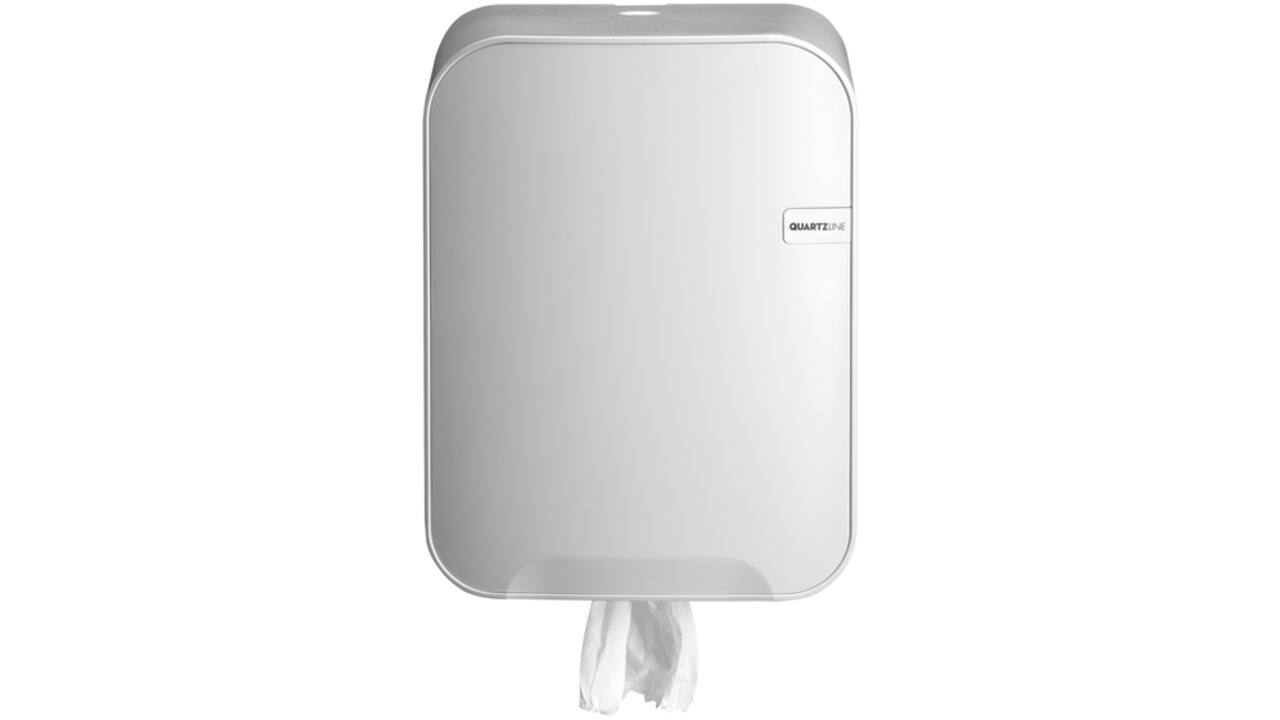 Poetspapierdispenser QuartzLine Q16 midi wit 441104
