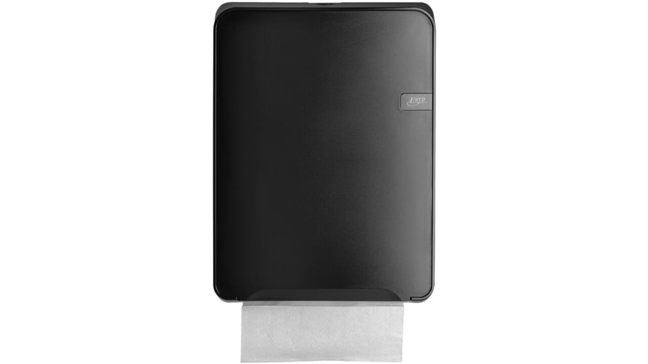 Handdoekdispenser QuartzLine Q8 zwart 441152