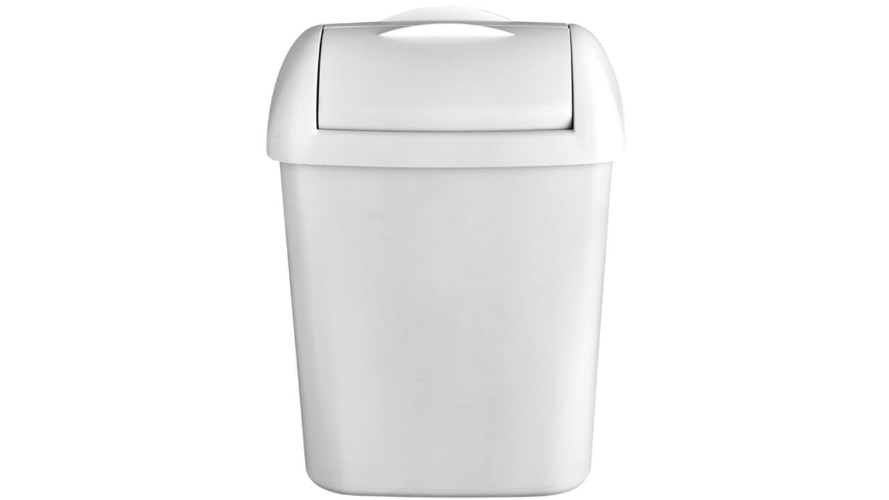 Dameshygiënebak QuartzLine Q28 8 liter wit 441408