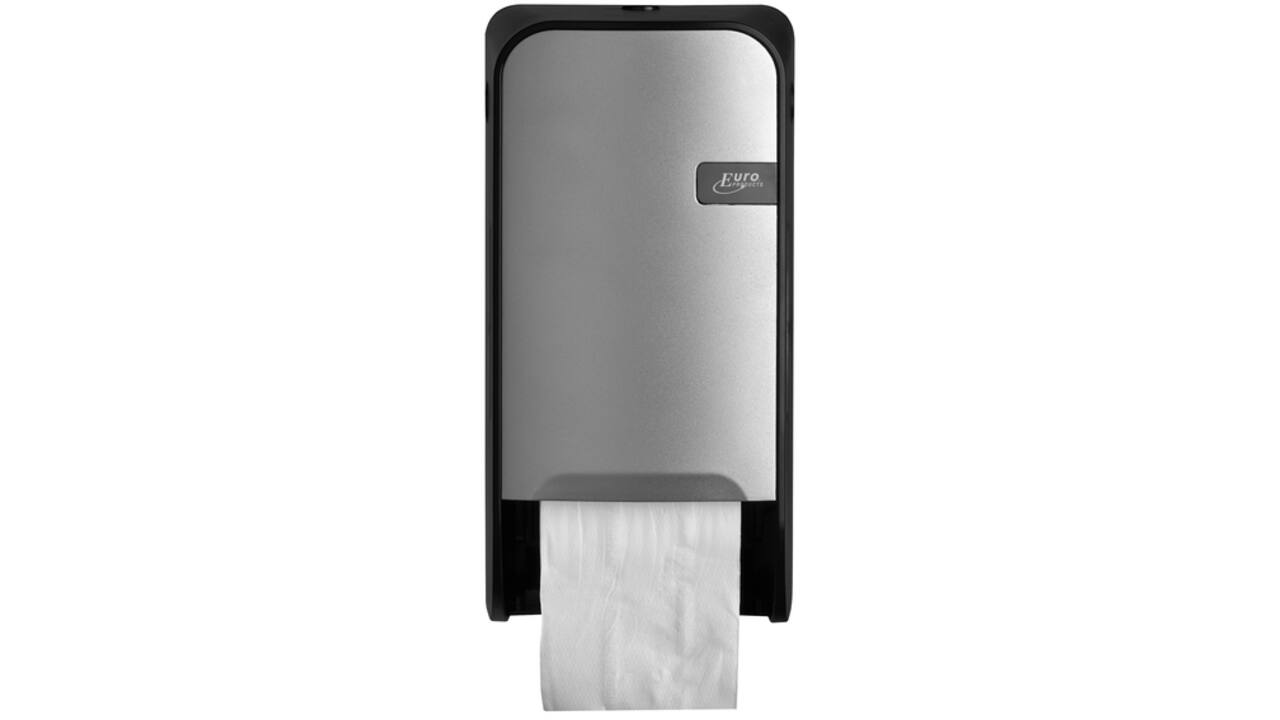 Toiletpapierdispenser QuartzLine Q1 doprol duo zilver 441091