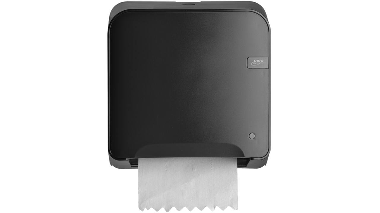 Handdoekdispenser QuartzLine Q14 Mini Matic XL zwart 441159