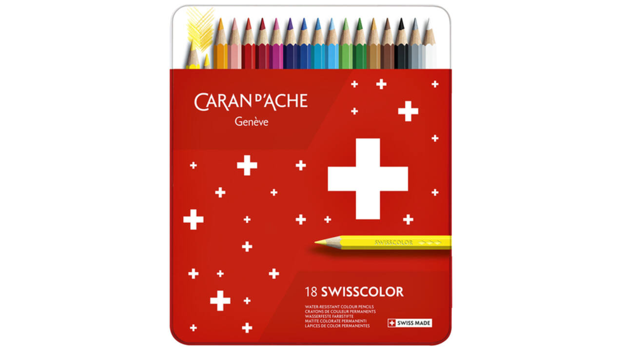 Kleurpotloden Caran d'Ache Swisscolor 18stuks ass