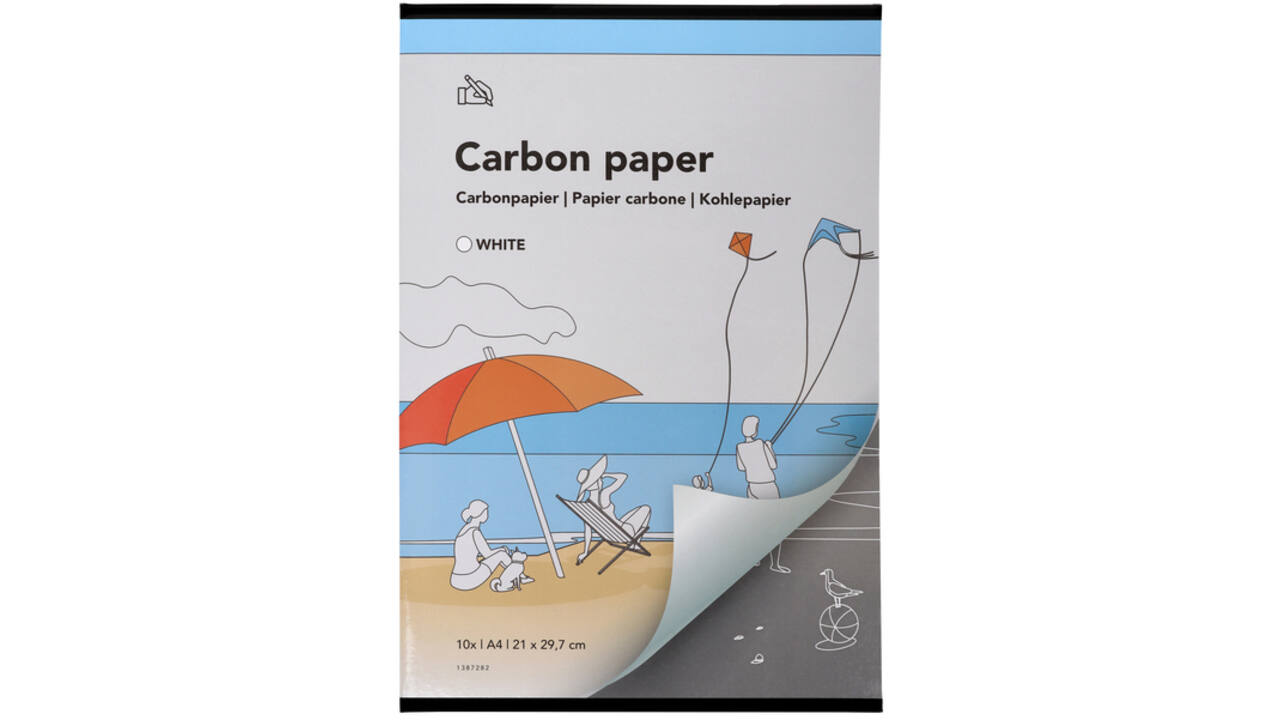 Carbonpapier Qbasic A4 21x29,7cm 10x wit