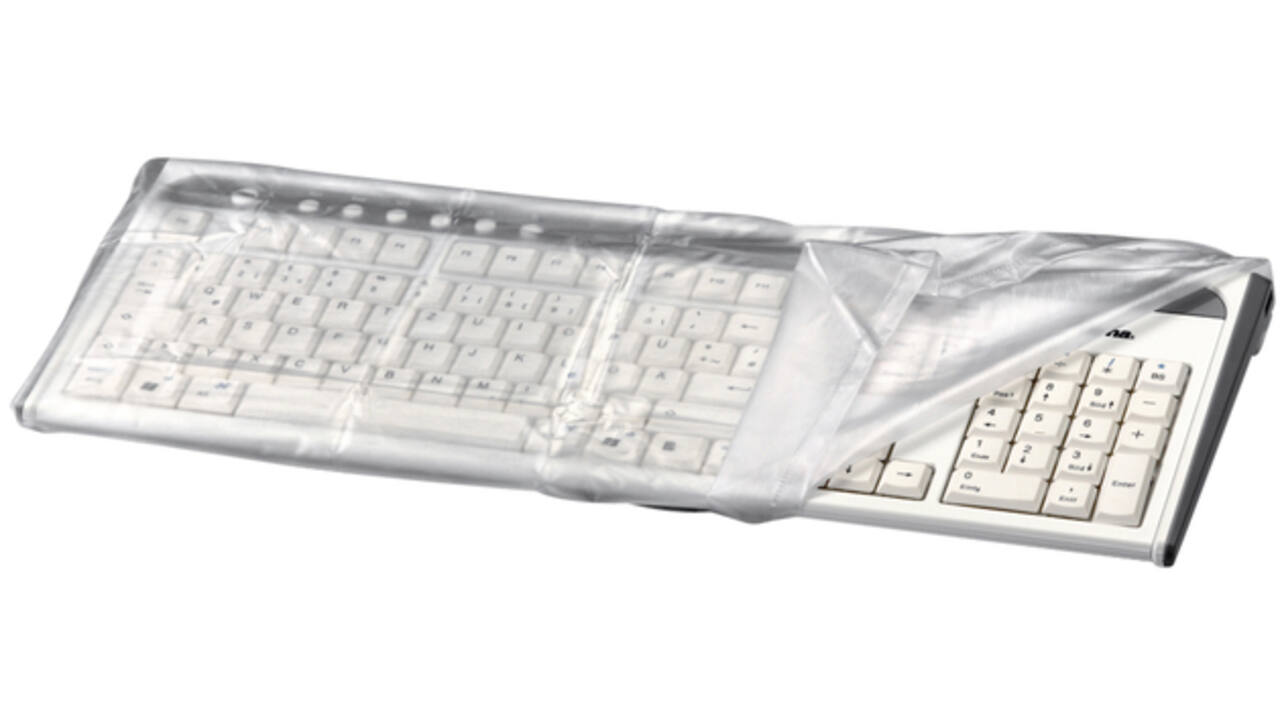 Stofhoes Hama toetsenbord mat-transparant