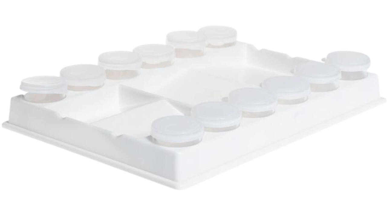 Palet Conda 20 x 15 x 3 cm plastic wit