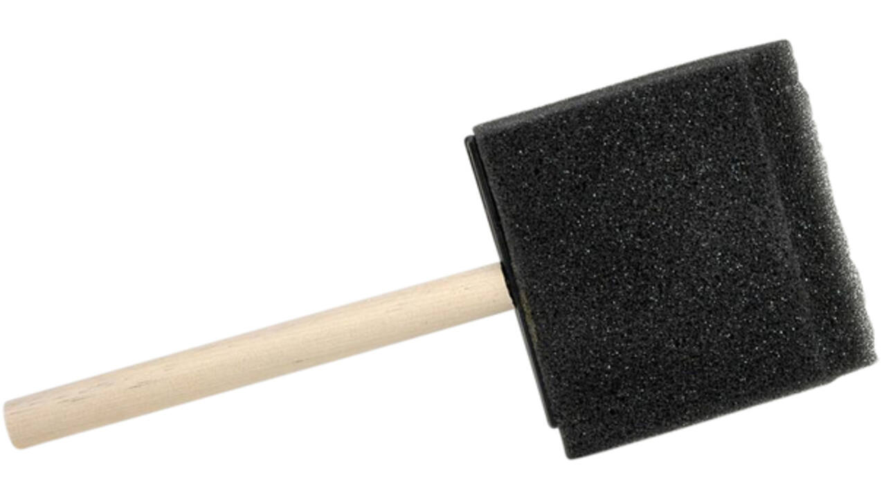 Foambrush Conda 1.5 40 mm 12 stuks hout