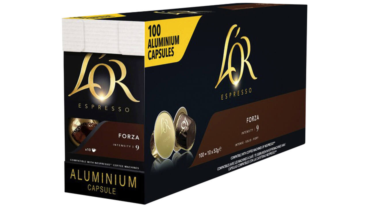 Koffiecups L'Or espresso Forza 100 stuks