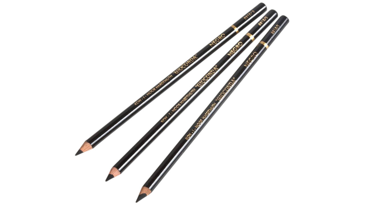 Krijtpotlood Koh-I-Noor gioconda 8815/1 zacht zwart