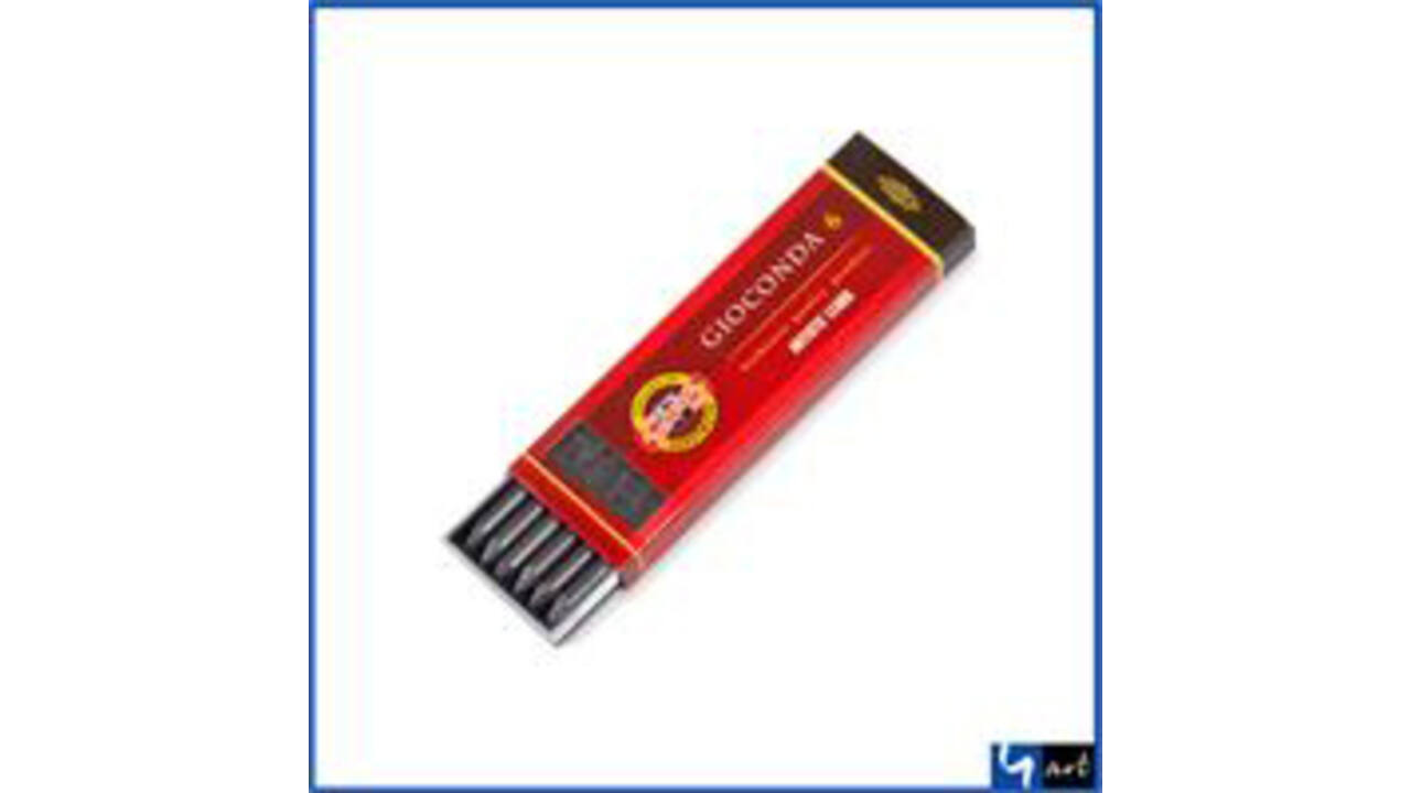 Grafietstift Koh-I-Noor gioconda 4865 2B 5,6mm 6 stuks