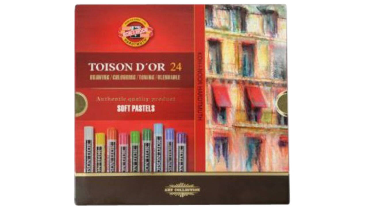 Pastelkrijt Koh-I-Noor Toison 8514 rond 24 stuks assorti