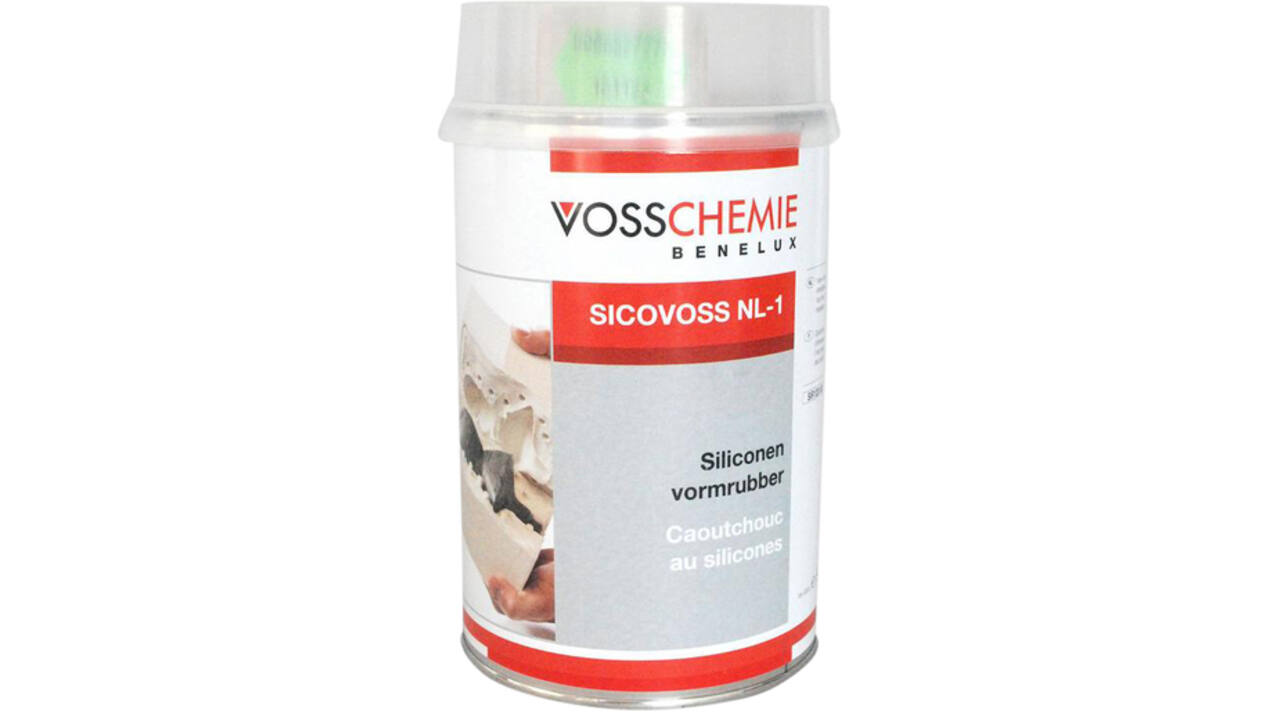 Vormrubber Voss gietsiliconen 1kg + verharder