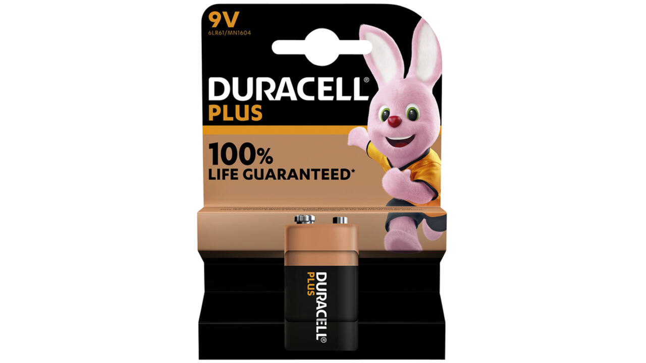 Batterij Duracell Plus 1x9Volt