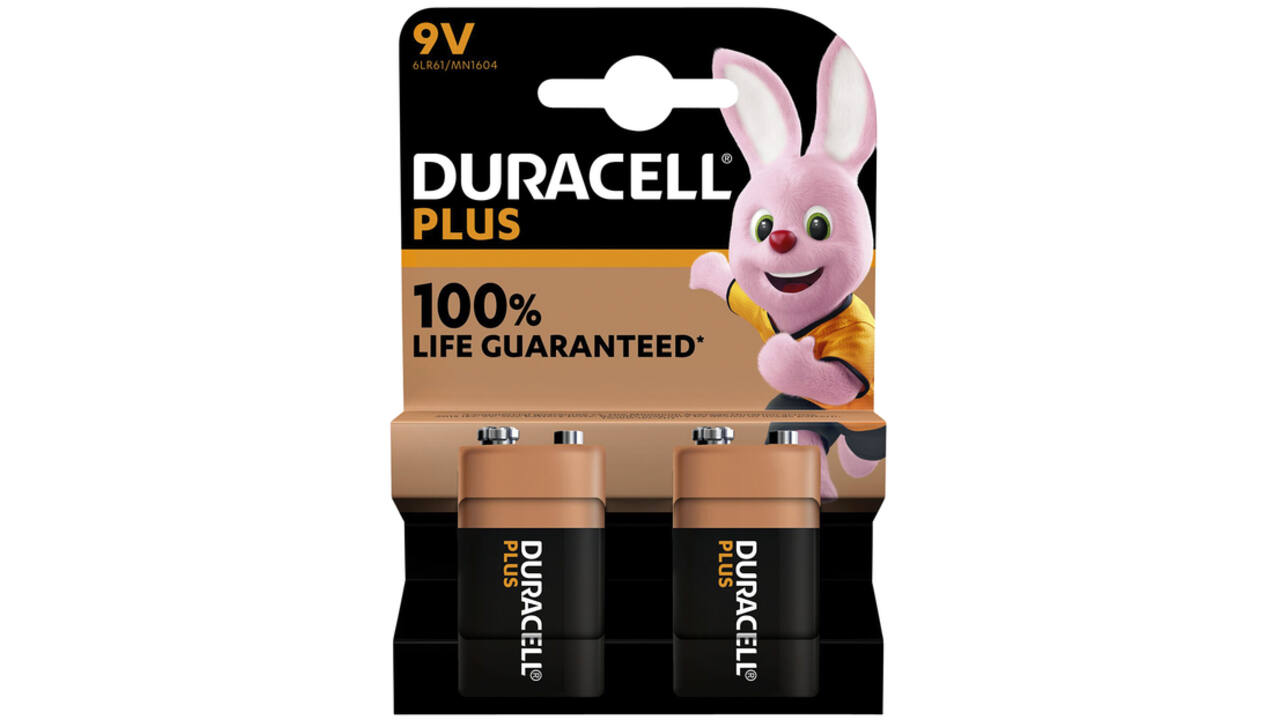 Batterij Duracell Plus 2x9Volt