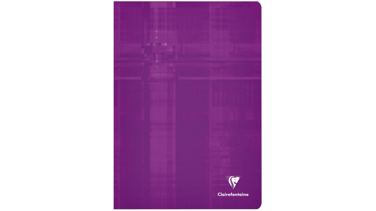Schrift Clairefontaine A4 lijn 80 pagina's 90gr assorti