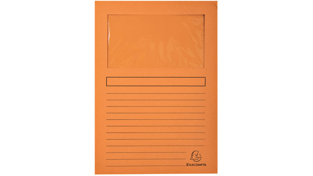 Venstermap Exacompta Forever L-model 120gr assorti 10 stuks