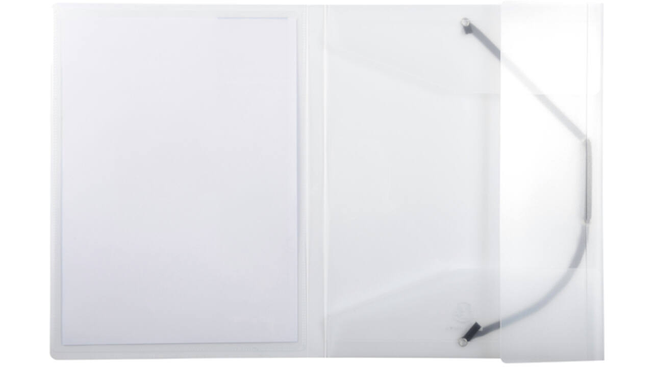 Elastomap Exacompta Kreacover A4 3 kleppen PP assorti