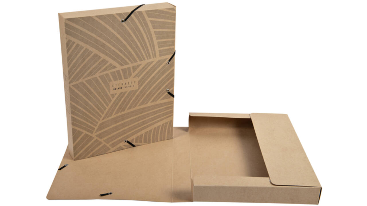 Elastobox Exacompta Eterneco A4 40mm 600gr 2 designs