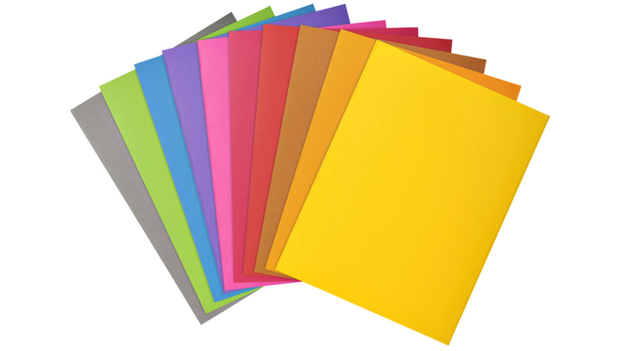 Vouwmap Exacompta ROCK'S A4 80g assorti