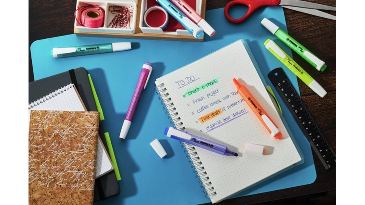 Markeerstift STABILO Swing cool 275/8 Wow assorti etui à 8 stuks