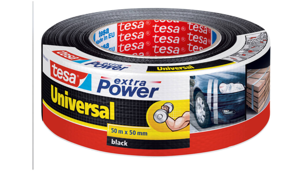 Duct tape tesa® extra Power Universal 50mx50mm zwart