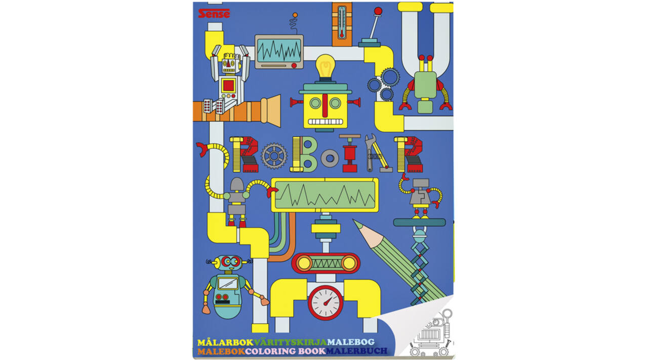 Kleurboek Haza Sense Robot