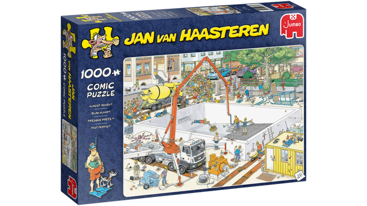 Puzzel Jan van Haasteren Bijna klaar? 1000 stukjes