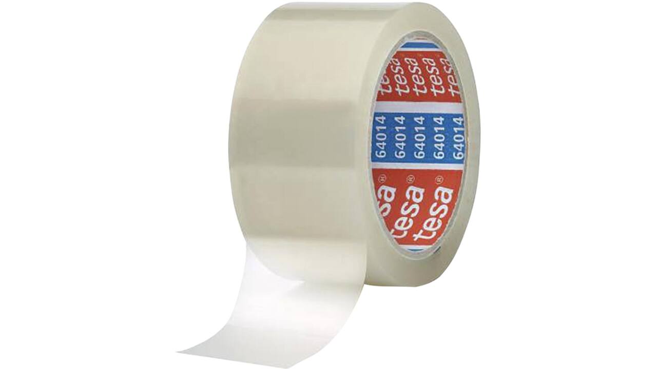 Verpakkingstape Tesa 64014 50mmx66m transparant PP