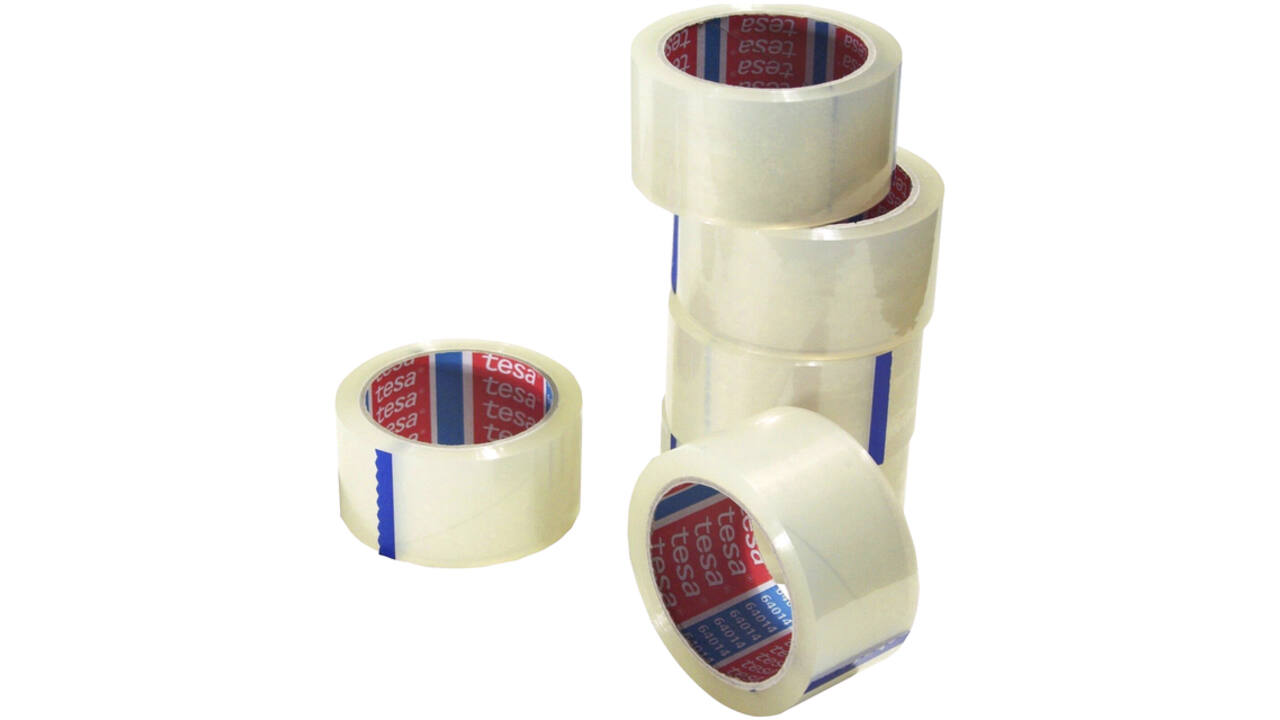 Verpakkingstape Tesa 64014 50mmx66m transparant PP