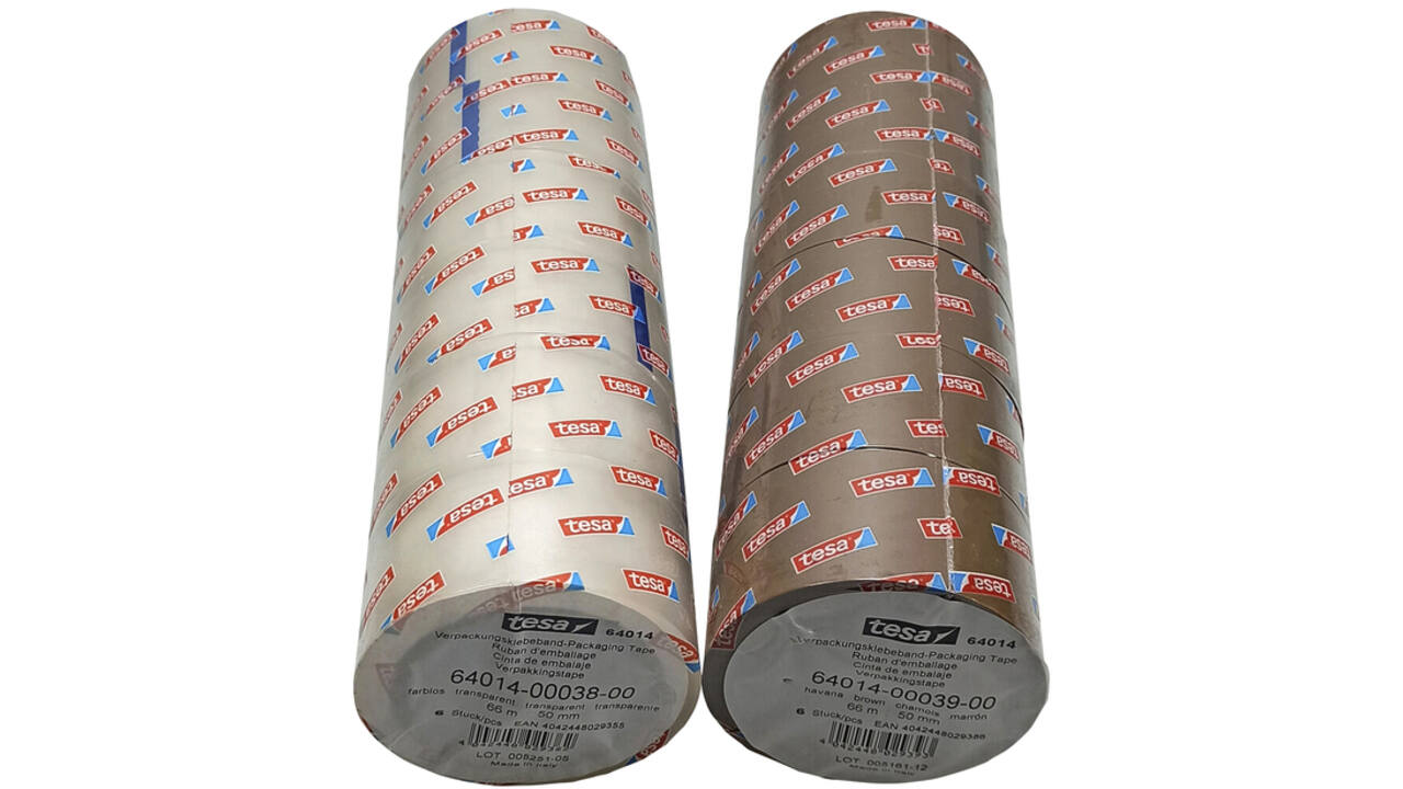 Verpakkingstape Tesa 64014 50mmx66m transparant PP