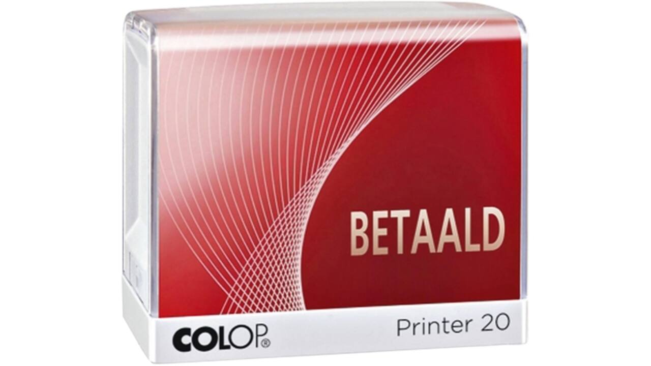 Woordstempel Colop Printer 20 betaald