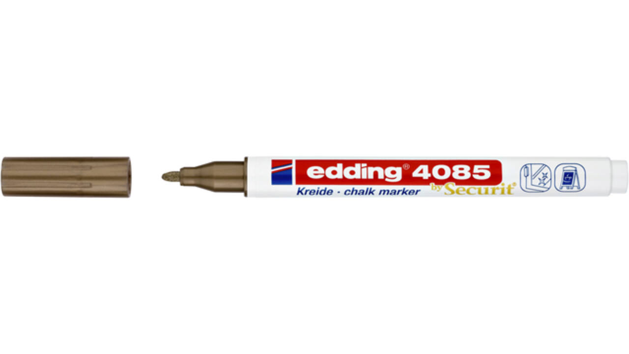 Krijtstift edding 4085 by Securit rond 1-2mm koper