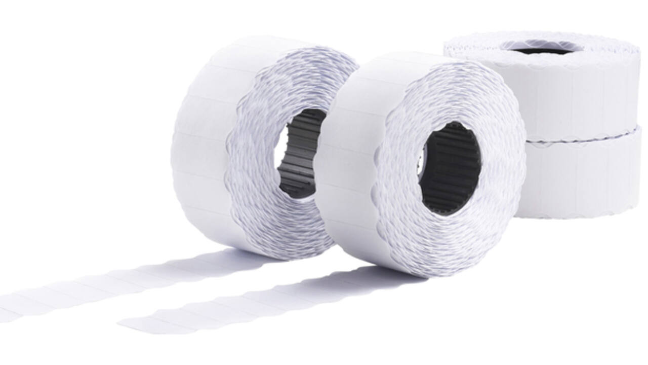 Prijsetiket Avery PLP1626 16mmx26mm permanent wit