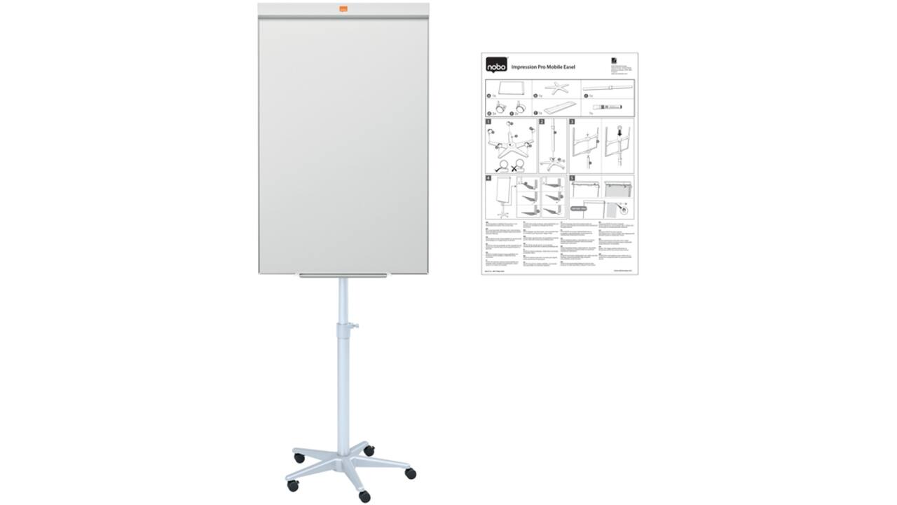 Flipover Nobo Classic mobiel staal retail