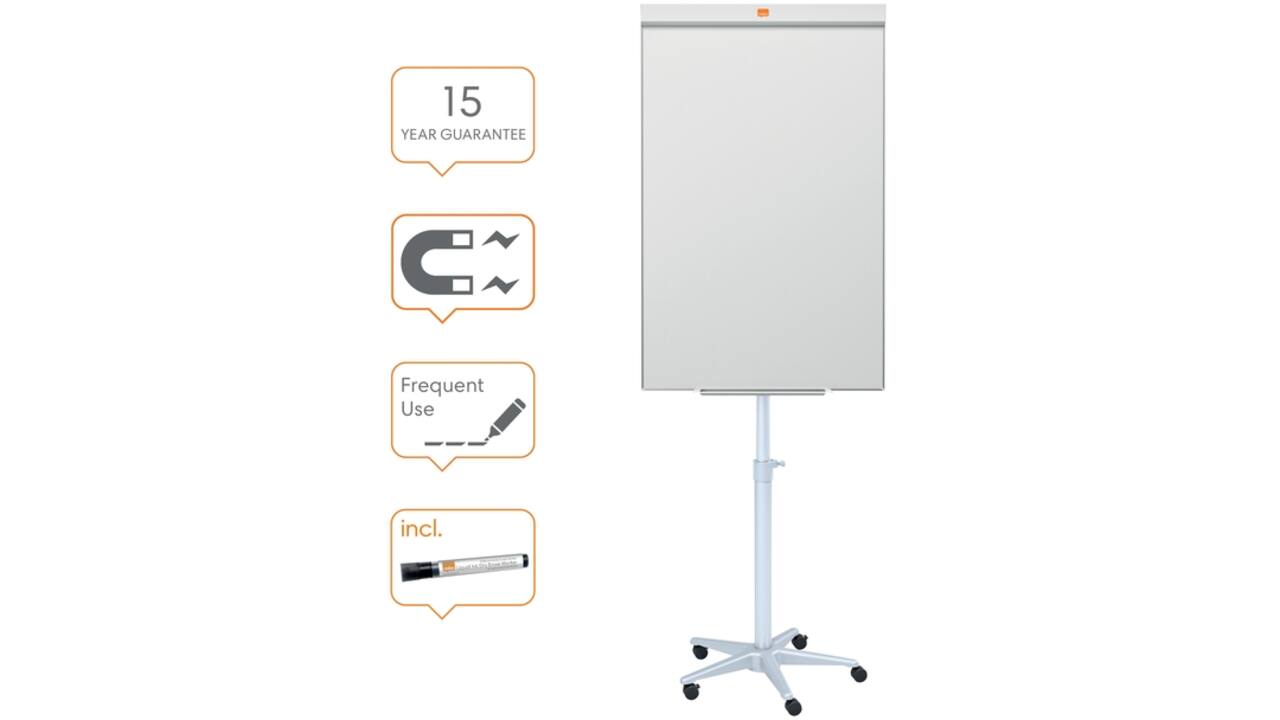Flipover Nobo Classic mobiel staal retail