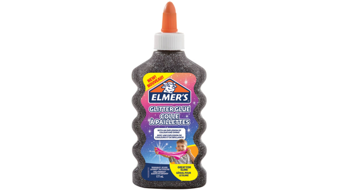 Kinderlijm Elmer's glitter zwart
