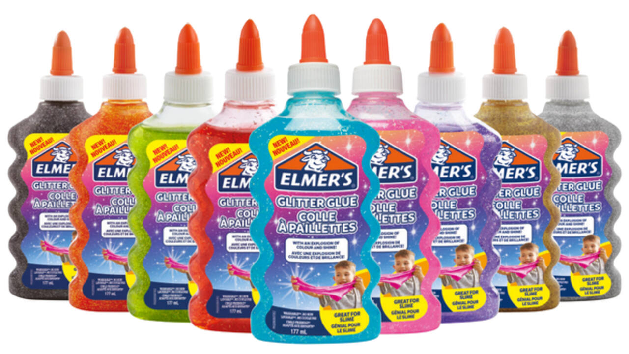 Kinderlijm Elmer's glitter zwart